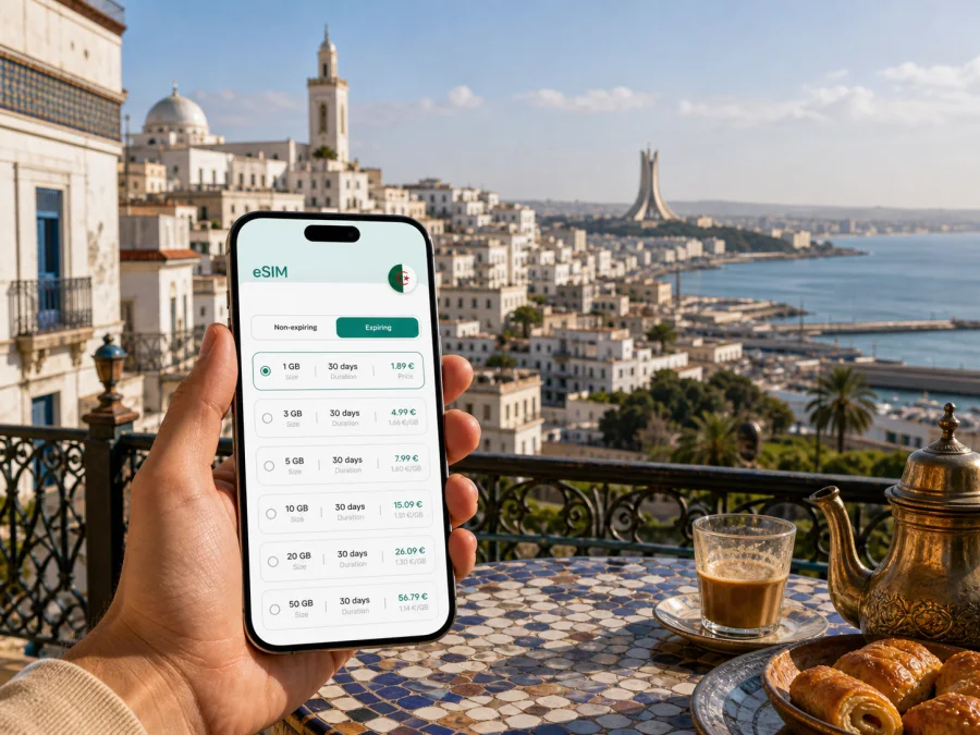 Algiers eSIM: Mobile Internet Travel Guide