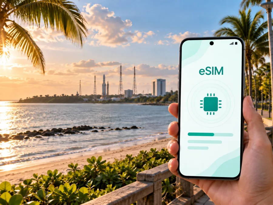Kourou eSIM: Mobile Internet Guide