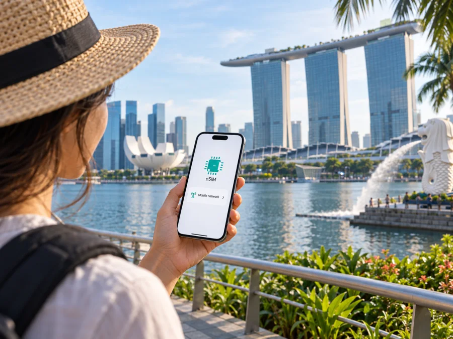 China Mobile CMLink SG eSIM in Singapore