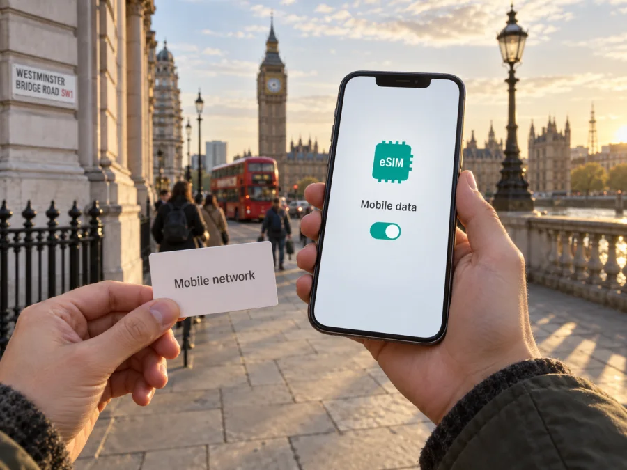 Vodafone eSIM in the United Kingdom: setup and travel
