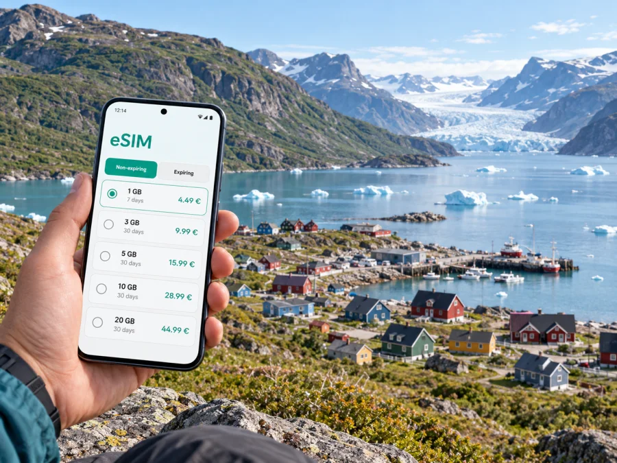 Narsarsuaq eSIM: Mobile Data for South Greenland