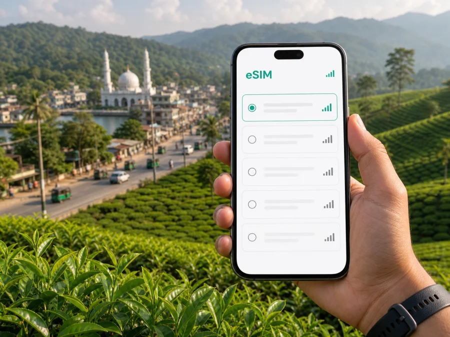 Sylhet eSIM: mobile connection and internet