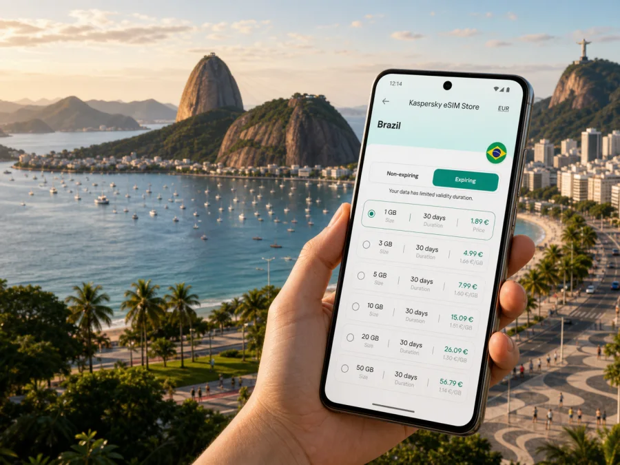 Rio de Janeiro eSIM for mobile internet