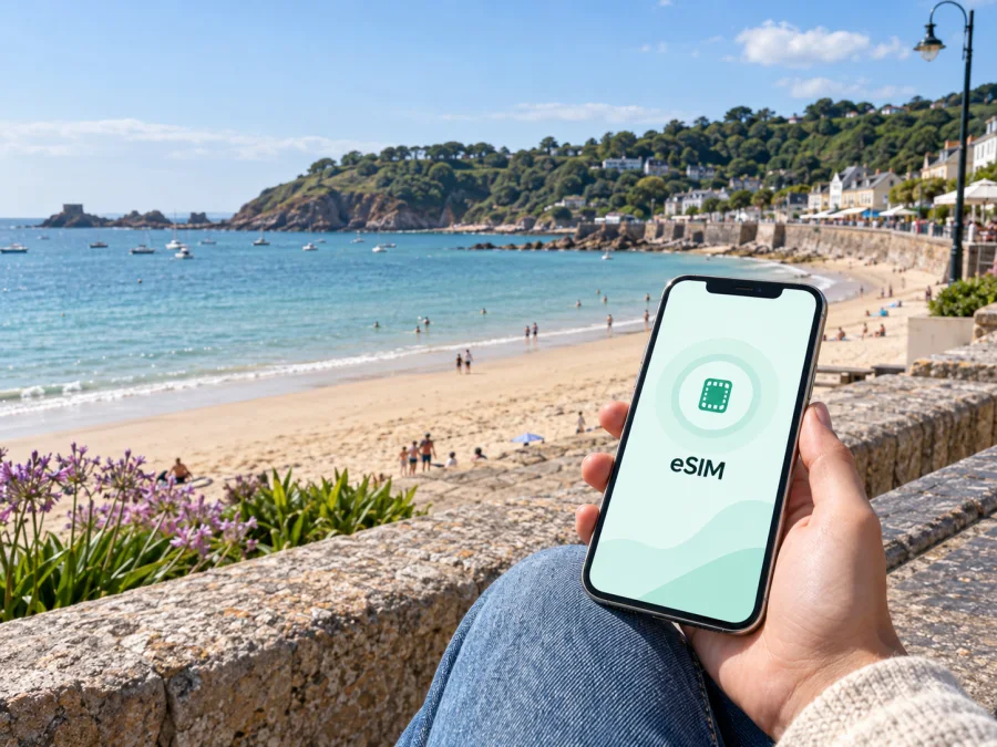 St Brelade eSIM: Mobile Internet for Jersey