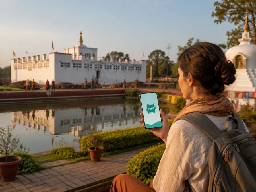 Lumbini eSIM: Mobile Connection & Internet in Nepal