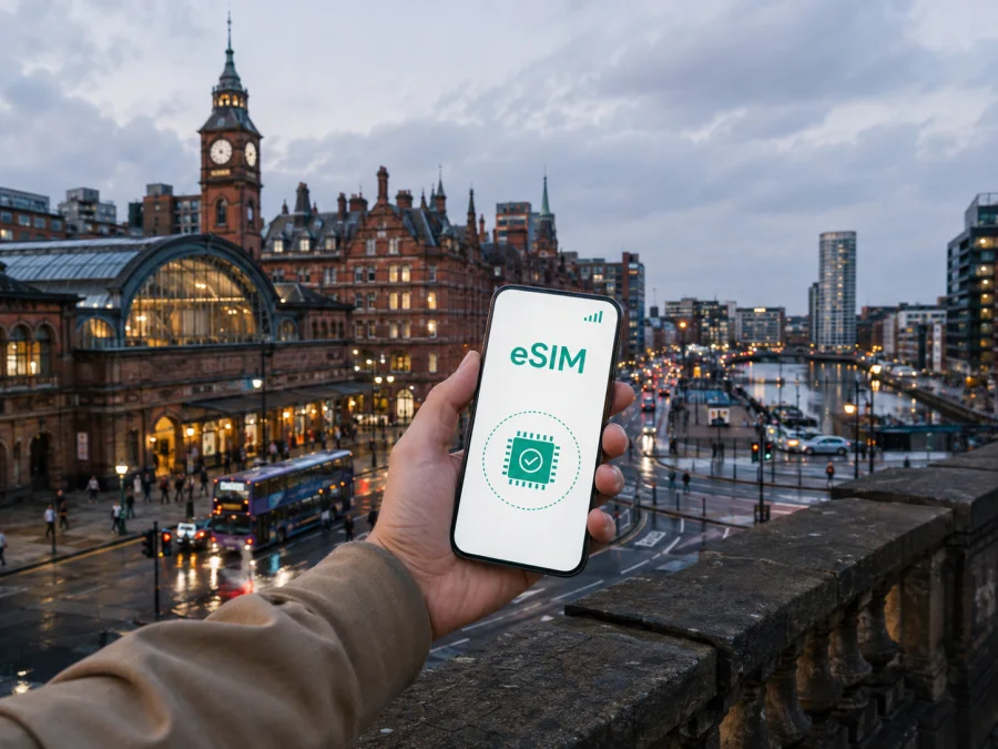 Leeds eSIM: mobile internet for your city trip