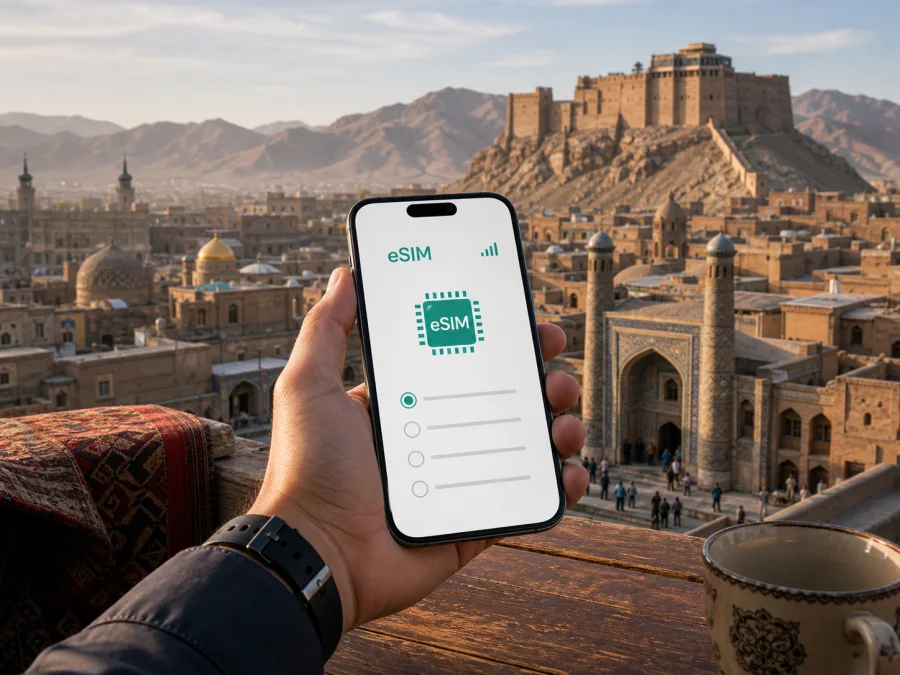 Ghazni eSIM: Mobile Internet for Travel