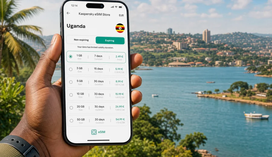Uganda eSIM for mobile internet