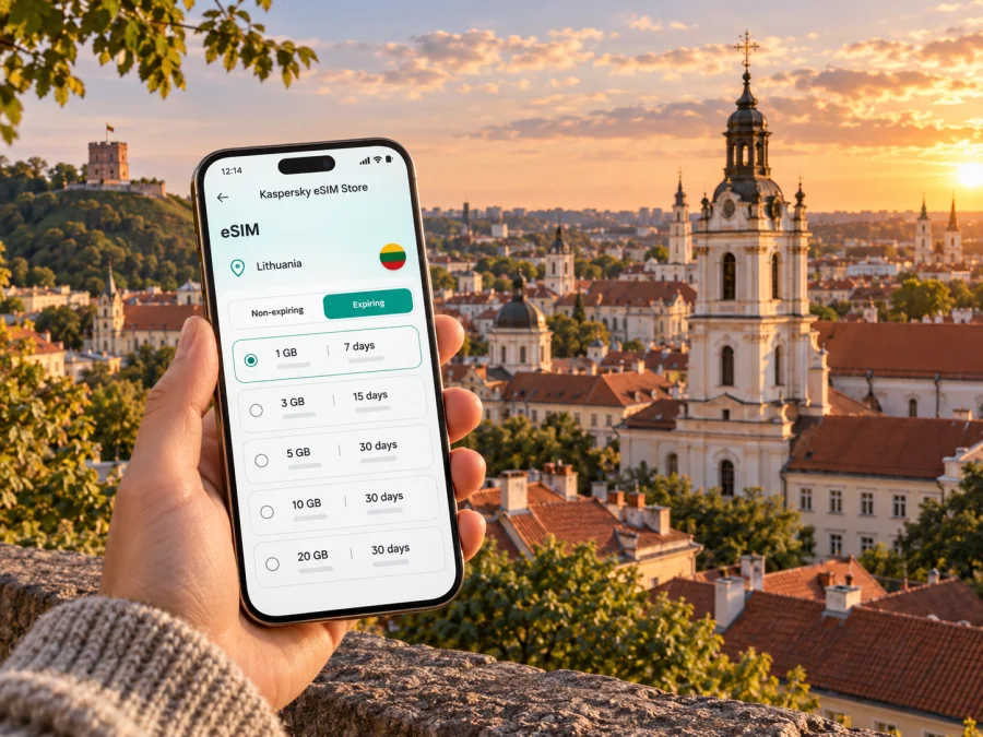 Vilnius eSIM: Mobile Internet and City Travel Guide