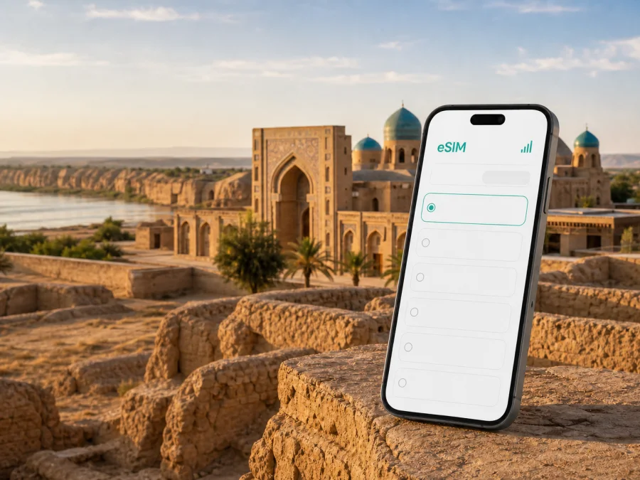 Termez eSIM: Mobile Internet for Your Trip