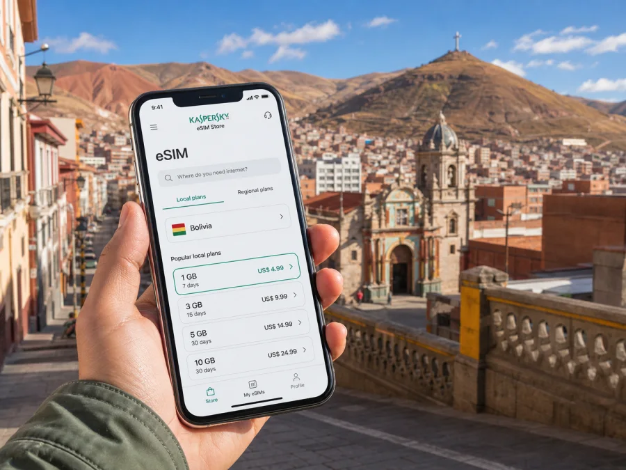 Oruro eSIM for mobile internet in Bolivia