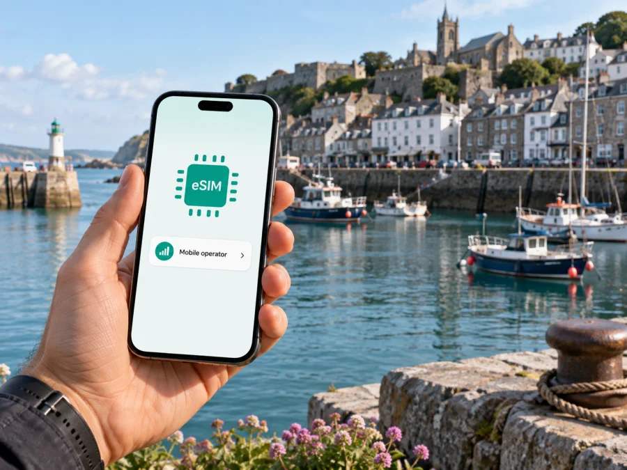 Airtel-Vodafone eSIM in Guernsey: what to check