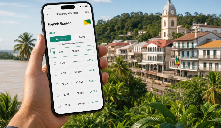 French Guiana eSIM for mobile internet