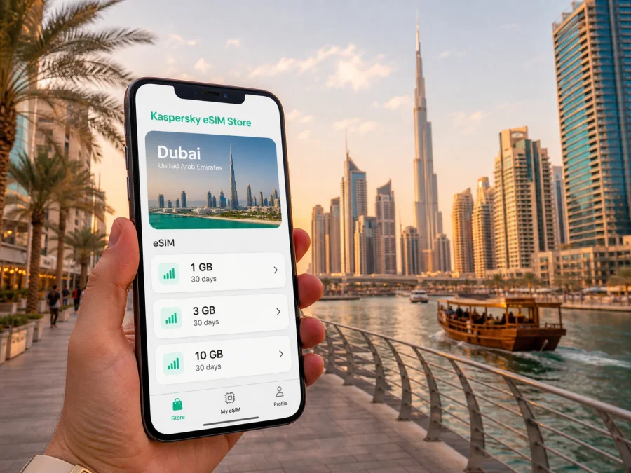 Dubai eSIM: mobile internet for your trip
