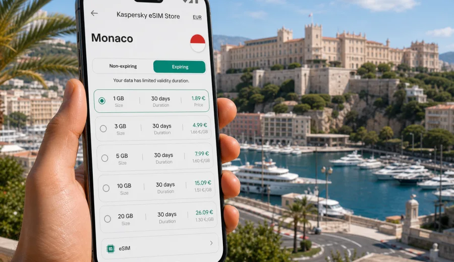 Monaco eSIM: mobile internet guide