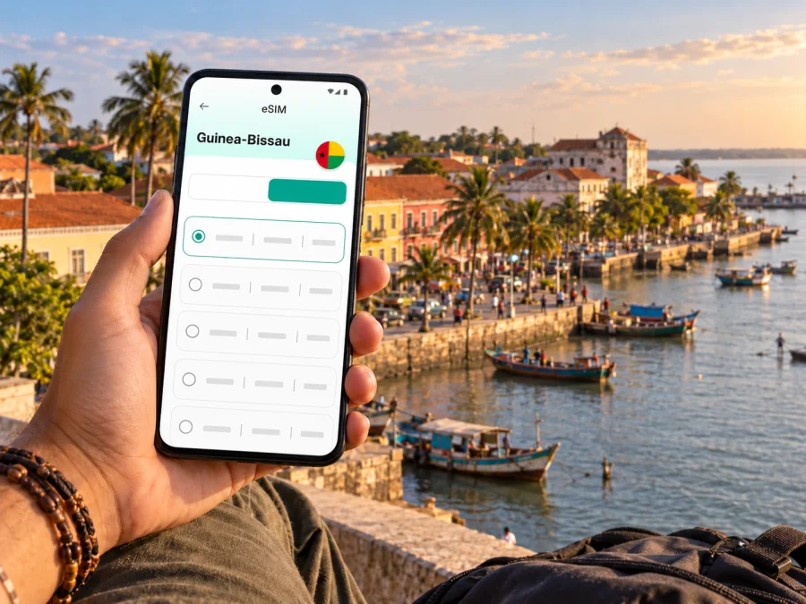 Bissau eSIM: Mobile Internet for Your Trip