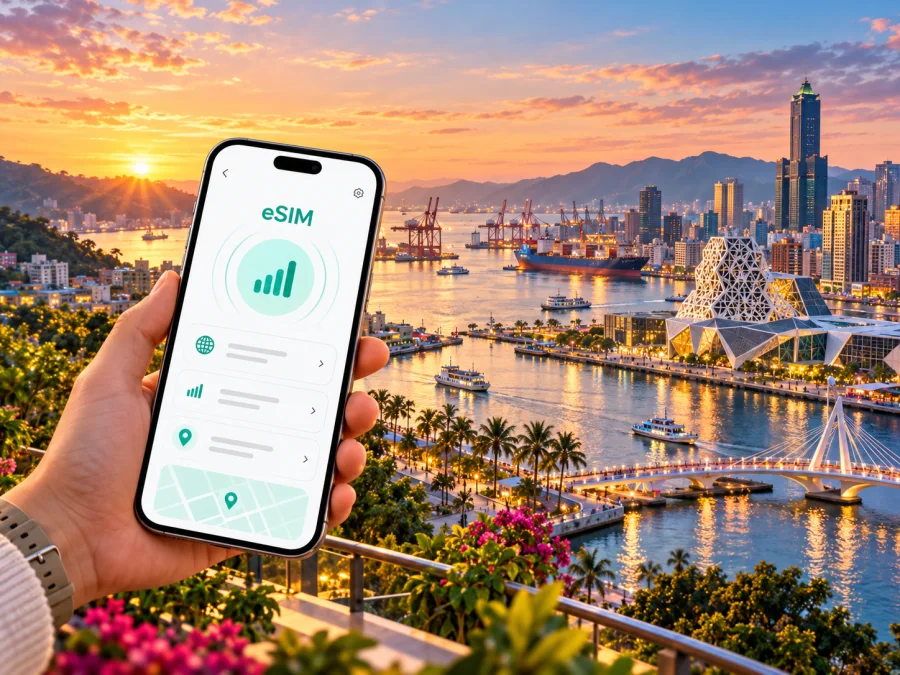 Kaohsiung eSIM for Mobile Internet in Taiwan