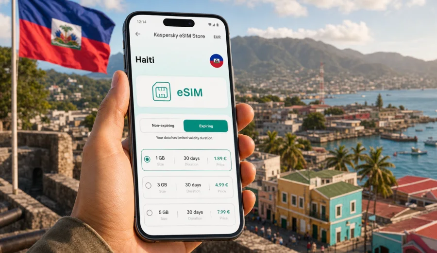 eSIM in Haiti: mobile internet for travel