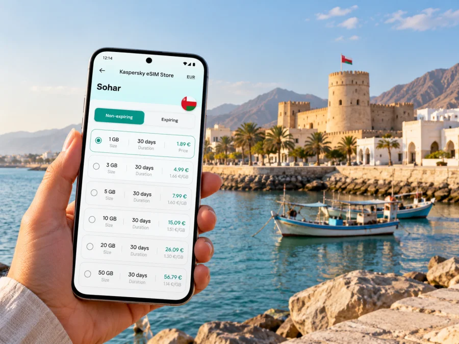 Sohar eSIM: Mobile Internet in Oman