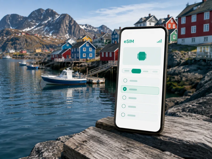 Sisimiut eSIM: Mobile Internet for Your Trip