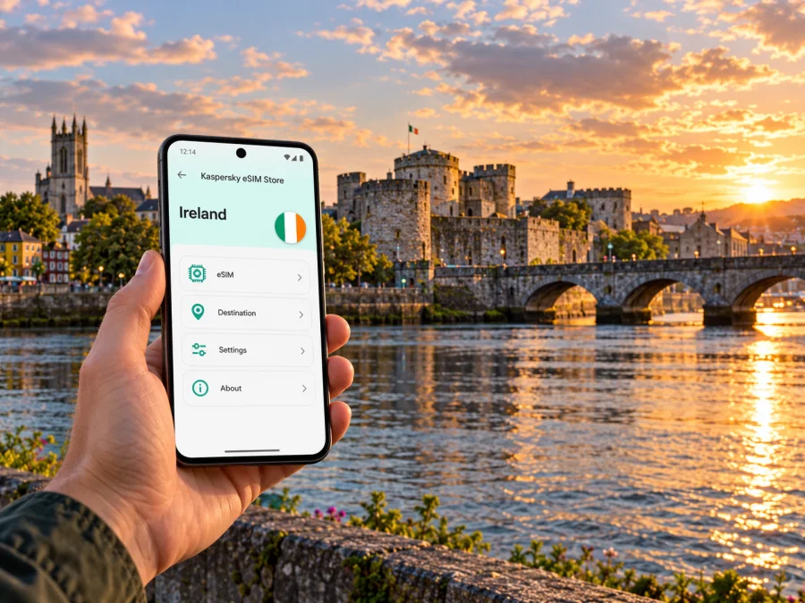 Limerick eSIM: Mobile Internet for Your Trip