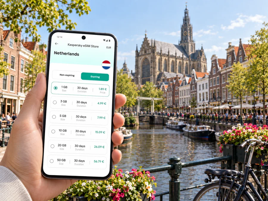 Haarlem eSIM: Mobile Internet for Your City Trip