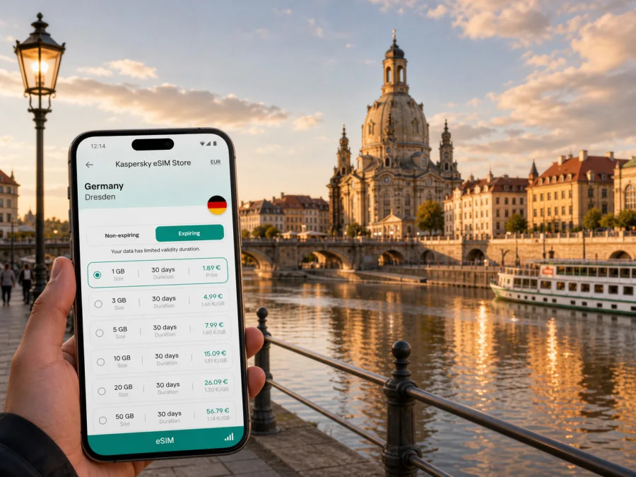 Dresden eSIM: mobile internet for your trip