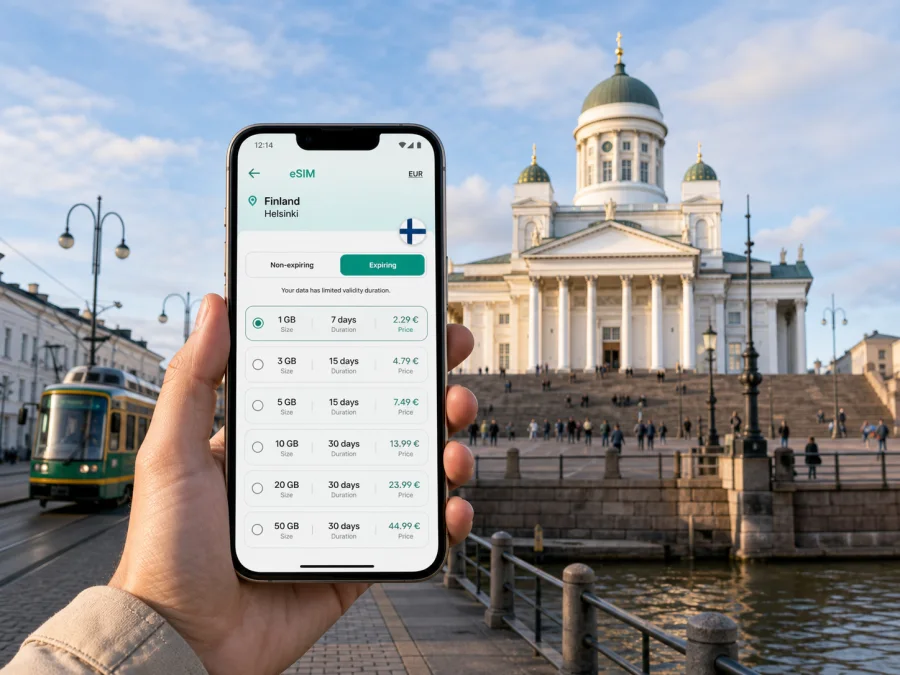 Helsinki eSIM: mobile internet guide