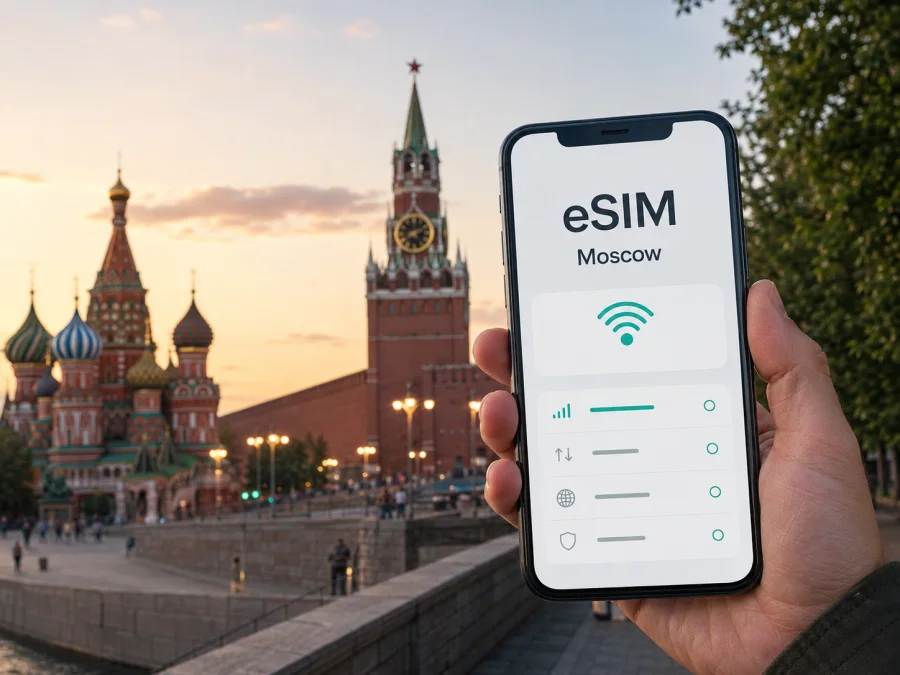 Moscow eSIM: Mobile Internet for Travel