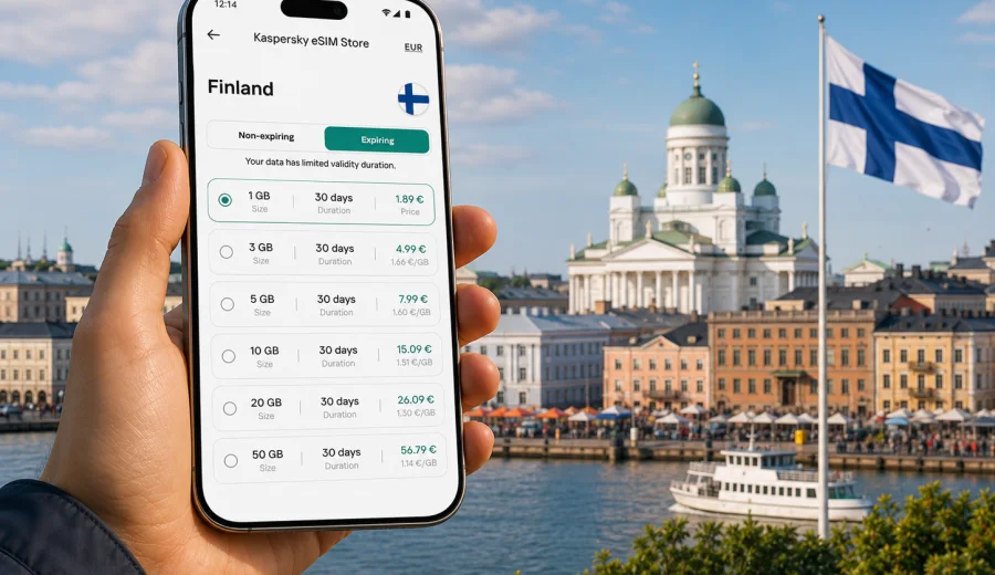 Finland eSIM: mobile internet for travel