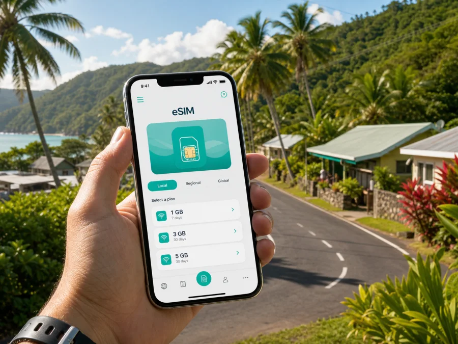 Faleniu eSIM for Mobile Internet in American Samoa