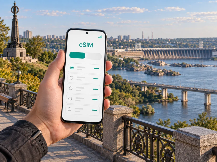 Zaporizhzhia eSIM: Internet and Mobile Data Guide