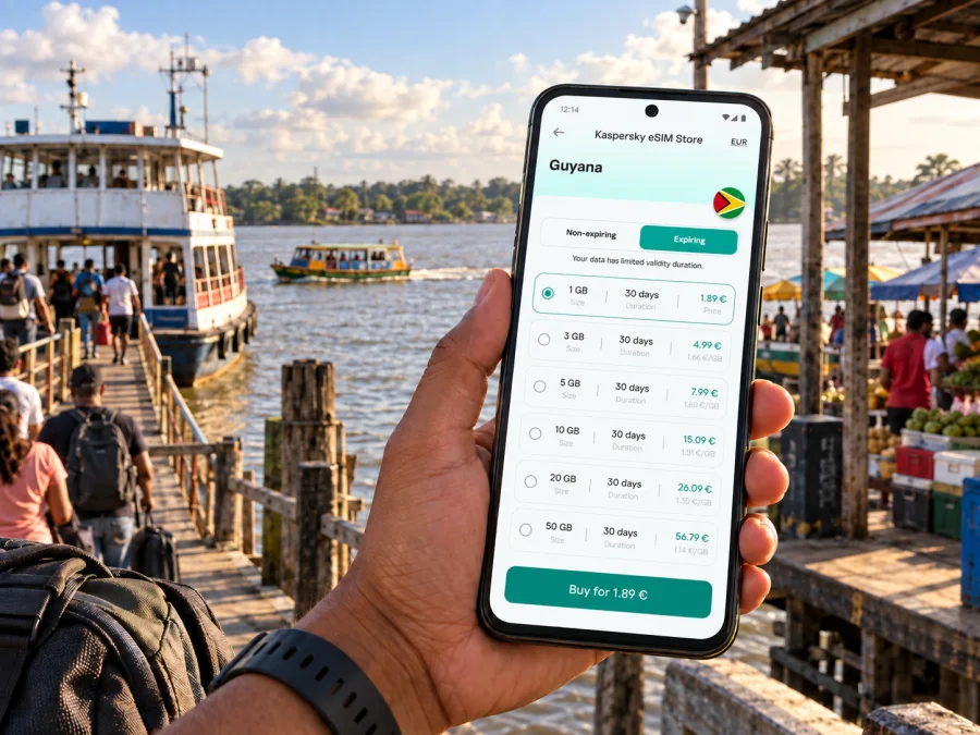 Parika eSIM: Mobile Data for River and Road Trips