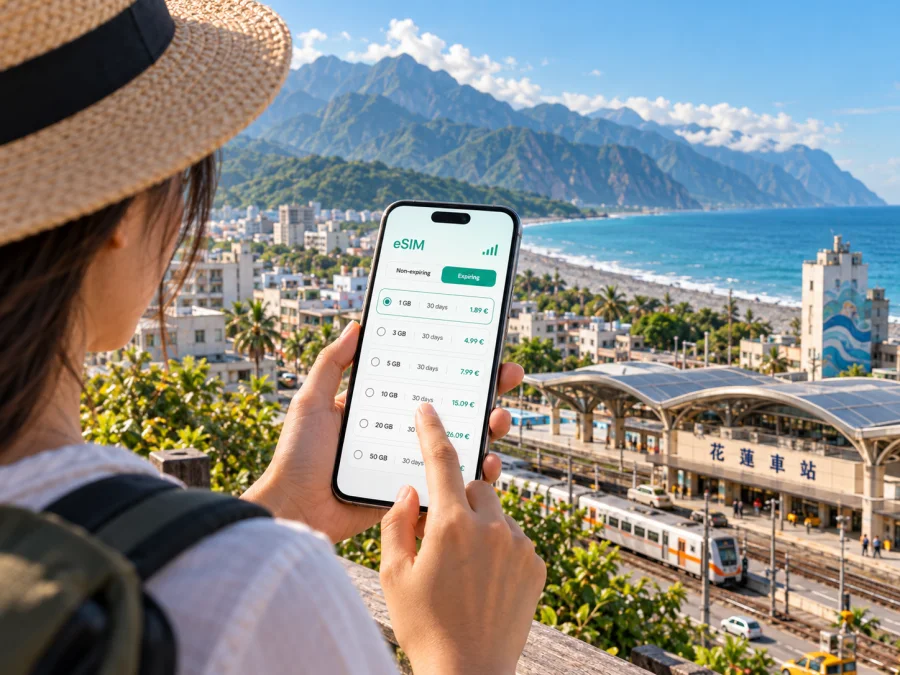 Hualien eSIM: Mobile Internet for Your Trip