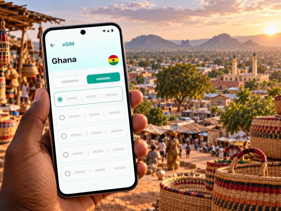 Bolgatanga eSIM Guide for Mobile Internet in Ghana