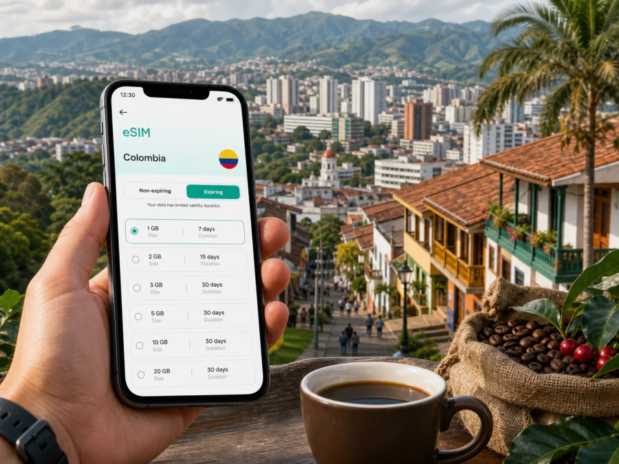 Pereira eSIM for mobile internet in Colombia