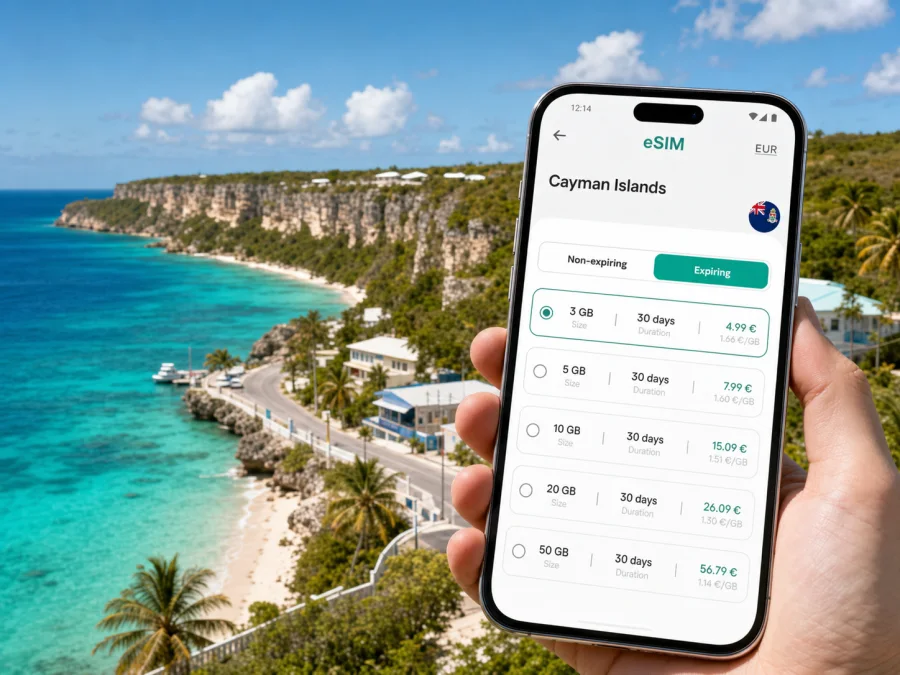 Cayman Brac eSIM for Mobile Internet