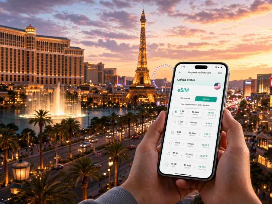 Las Vegas eSIM for mobile internet