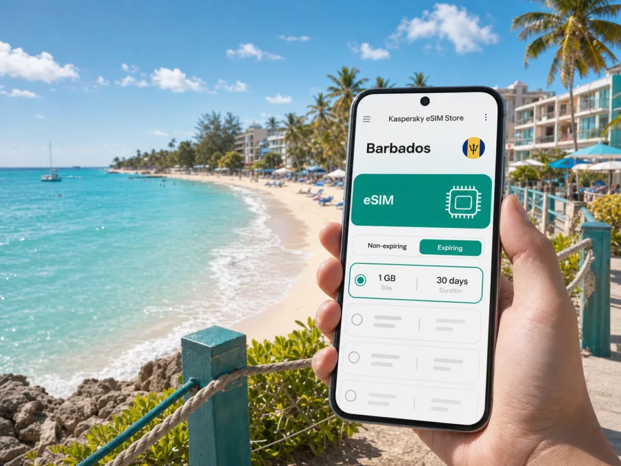 Rockley eSIM: mobile internet in Barbados