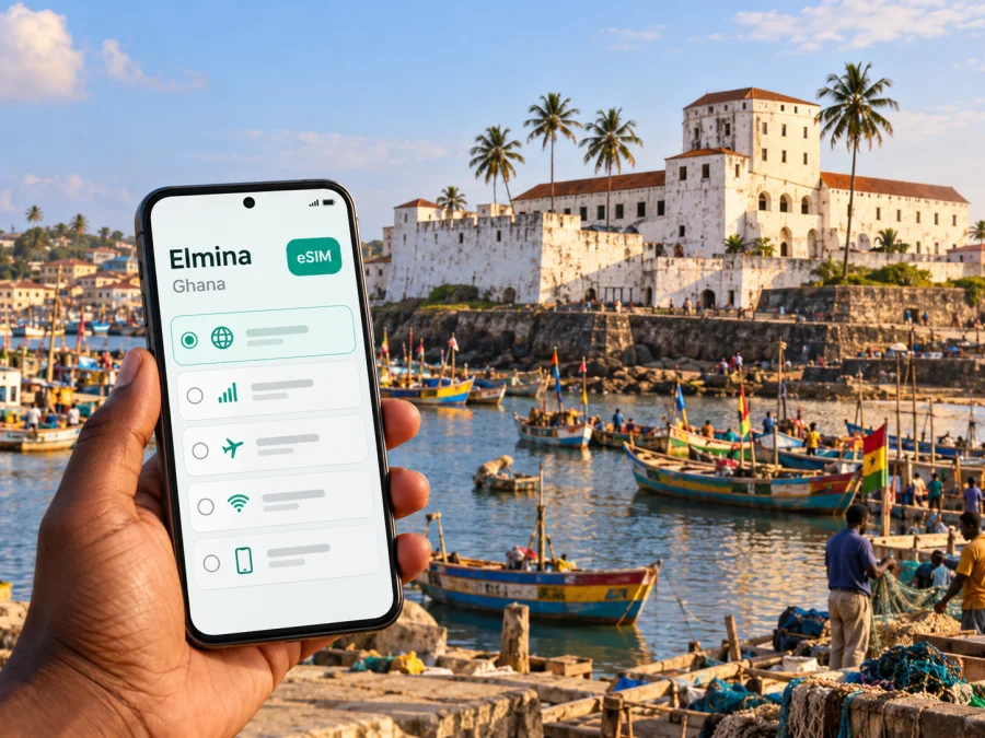 Elmina eSIM: Mobile Internet in Ghana