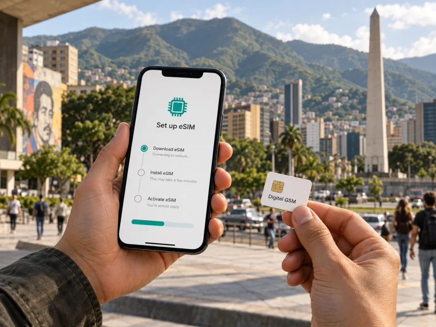Digitel GSM eSIM in Venezuela: activation and coverage