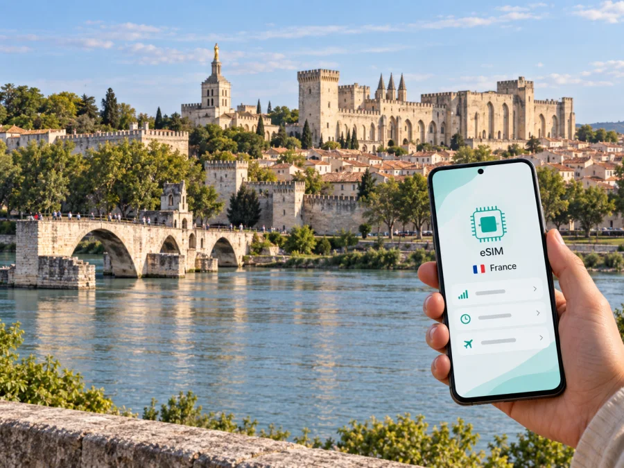 Avignon eSIM: Mobile Internet for Your Trip