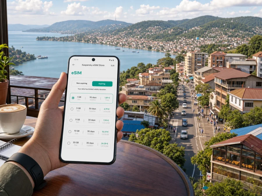 Bukavu eSIM: Mobile Internet for Your Trip