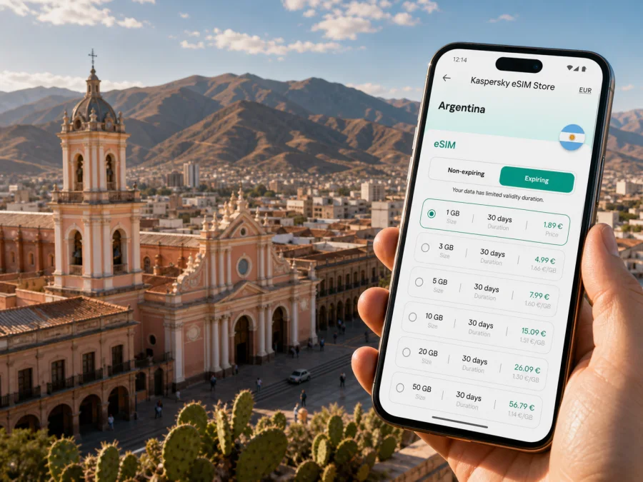 Salta eSIM for Mobile Internet in Argentina