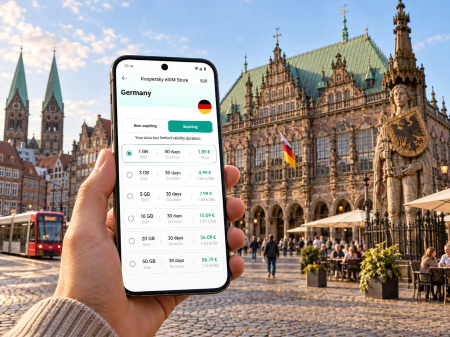 Bremen eSIM: Mobile Internet for Your City Trip