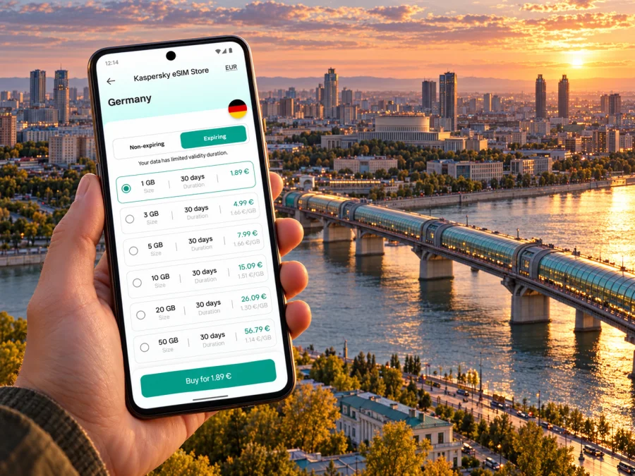 Novosibirsk eSIM: Mobile Internet for Your Trip