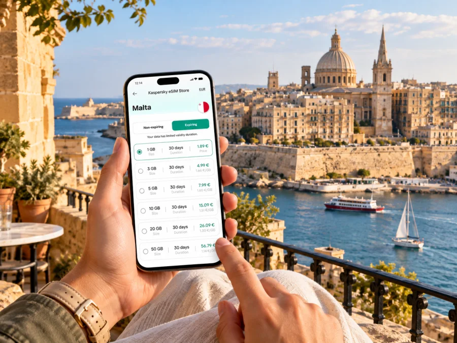 Valletta eSIM: Mobile Internet for Your Trip