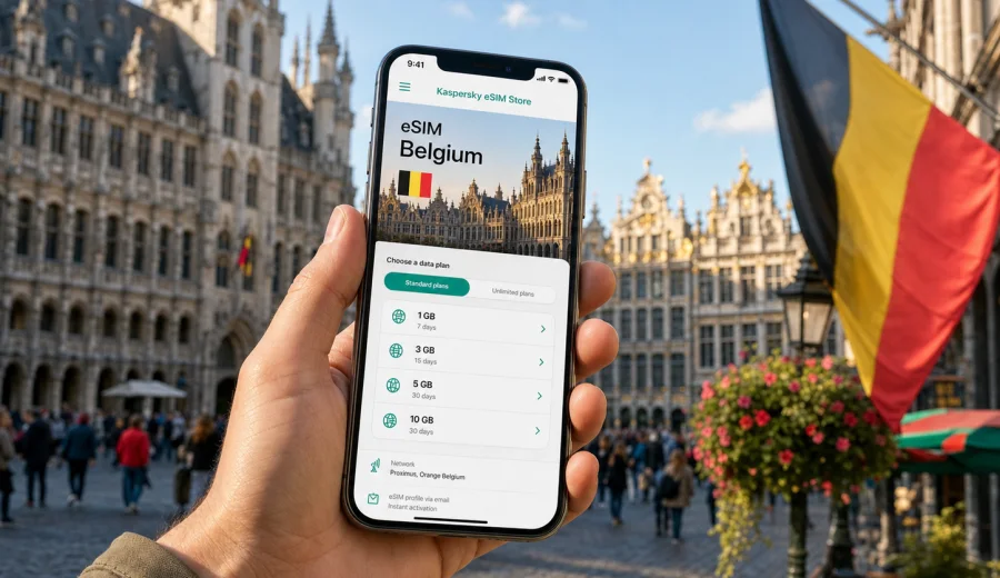 eSIM for Belgium: mobile internet guide