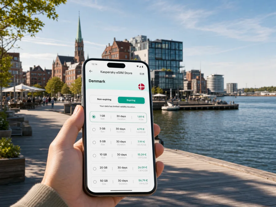 Aalborg eSIM for mobile internet in Denmark