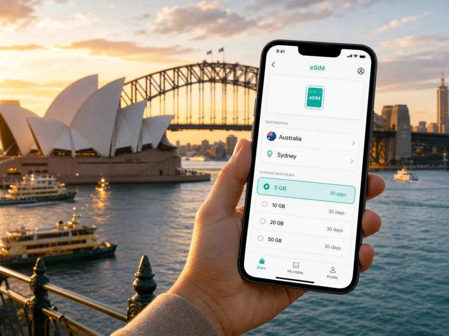 Sydney eSIM for mobile internet